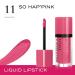Bourjois Rouge Edition Velvet 11 So Hap Pink - Long-lasting Matte Lipstick - Buy Online on GoSupps.com