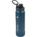 ThermoFlask 24oz Spout Bottle 2 Pack - Mayan Blue/Black | 24 Ounce - Buy Online on GoSupps.com