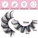 Lashes Fluffy Dramatic Mink False Eyelashes 20mm Cat Eye Russian Strip Lashes D Curl Wispy Fake Lash that Look Like Extensions 5 Pairs Pack by Kmilro B Styles: 5 Pairs Fluffy D Curl Lashes (TM92) - Buy Online on GoSupps.com