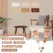 Wood Furniture Repair Kit - 6 Color Filler & Polish Wax for Scratches Cracks & Stains | Restore Hardwood Laminate Tables & More - Buy Online on GoSupps.com