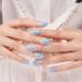 Danni & Toni Half Hardened Gel Nail Films - Mermaid Watch | Blue Oceans Mermaid Nail Set | UV Gel Nail Foil & Self-Adhesive Wraps | 28 Stickers for Stunning Nail Designs - Buy Online on GoSupps.com