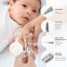 Reer Premium Care Baby Nail Scissors - Rust-Proof 85mm Safe Nail Care for Babies | International Shipping Available - Buy Online on GoSupps.com