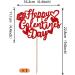 SYKYCTCY 1 Pack Happy Galentine's Day Cake Topper Glitter Sweet Love Heart Lips Valentine's Day Cake Pick for Happy Valentine's Day Engagement Theme Birthday Party Cake Decorations Supplies Red Color 11 - Buy Online on GoSupps.com