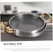 Alipis 26c Stainless Steel Cooking Pot Crayfish Camping Wok Induction Cooker maifan Wok Omelet pan Non Stick pan Amphora Saucepan Spanish Paella pan Stainless Steel Honeycomb 39x26cm As Shown - Buy Online on GoSupps.com