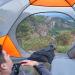 BISINNA 2 Person Camping Tent - Lightweight & Waterproof for Family Camping, Hiking, and Travel | Orange - Buy Online on GoSupps.com