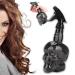 Spray Bottle Bottle Water for Barber Skull Shape 250ml Vintage Hairdressing Spray Mist Empty Water Bottle Sprayer Salon Barber Tools for Hair Styling Plants Pets Home Clean (Black)