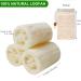 beihuazi Luffa Sponge Set - Natural Cucumber Loofah & Sisal Soap Bag for Spa Body Scrub and Kitchen Use | 2 Pieces  - Buy Online on GoSupps.com