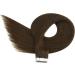 Ugeat Tape in Hair Extensions 24 Inch Tape Extensions Human Hair Extensions Tape Dark Brown Tape in Human Hair Extensions #4 50 Grams Hair Extensions Tape in Human Hair - Buy Online on GoSupps.com