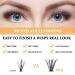280 PC Individual Eyelashes - 40D-0.07C Mix for Beginners | Volume B&C Lash Clusters | Eyelash Extensions - Buy Online on GoSupps.com