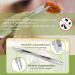 Nepfaivy 5 Set Tick Remover for Dogs Cats & Humans - Metal Tweezers Tongs & Hooks - Safe & Simple Tick Removal Tool in Green & Blue - Buy Online on GoSupps.com
