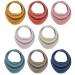 Baby triangular scarf bibs soft & absorbing Musselin Neckkerchen L tzchen with an adjustable push button Musselin Baby Spuckertchchen drool bibs for boys girls toddlers children unisex unisex