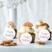 Cupcake Toppers 10 Pieces Acrylic Happy Birthday Cake Toppers Round Cake Decorations for Birthday Party Rose Gold - Buy Online on GoSupps.com