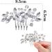 Bridal Flower Side Hair Clips Bride Crystal Hair Comb Crystal Rhinestone Wedding Hair Comb Bride Crystal Hair Comb Bridal Wedding Hair Clip Comb for Women and Girls - Buy Online on GoSupps.com