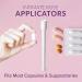 Intimate Rose Vaginal Suppository Applicator - Fits Most Boric Acid Suppositories - Individually Wrapped - Pack of 15 - Buy Online on GoSupps.com