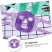 minkissy Ice Beauty Mask Cold Ice Facial Ice Cooling Facial Cover Ice Facial Gel Facial Mask Warm Cold Facial Mask Pvc Mask Purple Artificial - Buy Online on GoSupps.com