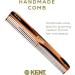 Kent Brushes Handmade Combs Range 6T Medium Size Coarse and Fine Comb for Women A-Tortoiseshell 1 Count (Pack of 1) - Buy Online on GoSupps.com