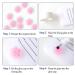Fenshine Eyelash Extension Glue Holder Set - 100 PCS Flower Shape Cups with Glue Point Roll - Eyelash Extension Supply Kit - Buy Online on GoSupps.com