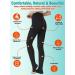 MGANG Compression Pantyhose 15-20mmHg Open Toe | Waist High Support Stockings for Edema, Varicose Veins | Firm Compression for Men & Women - Black, Medium - Buy Online on GoSupps.com