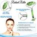 Premium Quality Anti Aging Jade Roller - 100% Natural Real Jade Stone Facial Massager for Skin Rejuvenation & Slimming Therapy - Buy Online on GoSupps.com