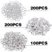 500pcs Silver Jewelry Making Kit with Cord End Caps, Jump Rings, and Lobster Claw Clasps - Buy Online on GoSupps.com