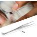 iJiZuo 2-in-1 Professional Tick Tweezers and Tick Hooks Reliable Against Ticks of Any Size Tick Remover for Humans Dogs Cats (with Leather Bag) - Buy Online on GoSupps.com