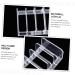 Beavorty Makeup Pallete 4 Pcs Partition Storage Display Rack Eyeshadow Organizer Plastic Purse Organizer Face Powder Acrylic Makeup Organizer 17X7X4CMx2pcs Transparentx2pcs - Buy Online on GoSupps.com