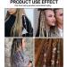 28 Pieces Hair Clip Braid Rings Adjustable Metal Cuff Braiding Accessories Cuff Hair Accessories Set Hair Scrunchie Braids for Men and Women - Buy Online on GoSupps.com
