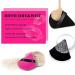 HoPliGhe Triangle Powder Puff Set - 6 Soft Velour Puffs for Makeup Application - Rose Red & Black - Buy Online on GoSupps.com
