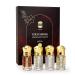 Ajmall Gold Series Concentrated Perfume | Set Pack of 4 | Dubai Oud Blu Moon White Oud Rose Gold