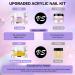JOSLOVE Acrylic Nail Kit: 9 Colors Powder, Liquid Monomer, 5 Brushes - Beginner Set (S02) - Buy Online on GoSupps.com