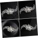 Angoily 1 Pc Hair Comb Women Decorative Hairpin Hairpins Crystal Headpiece Hair Accessory Hair Decorations Clip for Hair Wedding Hair Side Combs Dress Bride Accessories Alloy - Buy Online on GoSupps.com