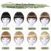 Bangs Hair Clip Synthetic Bang Hair Fringe Clip in Bangs Fake Blunt Brown Hair Bangs Hair Extension Heat Resistant Hairpieces for Women Bangs Clip in Hair(Color:NLH1007-7) - Buy Online on GoSupps.com