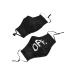 Urban Classics Unisex Face Mask OFF 2-Pack Everyday Mask 1 piece (pack of 2) black/black