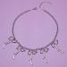 Kuaiyiju Sweet Cool Necklace - Exquisite Harajuku Collarbone Chain Hollow Loop Silver Jewelry for Women Perfect for Parties - Buy Online on GoSupps.com