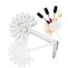 120 Flower Nail Swatch Wheel - Gel polish - Nail Polish Display Fan Sample Sticks - By Vixi