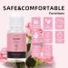 Eyelash Cleanser Concentrate 60ml Rose Professional Lash Shampoo Foaming Cleanser DIY Paraben & Sulfate Free Non-lrritating Wash for Extensions Lashes with Salon Home Care-Makes 6 Bottles Rose 60ml - Buy Online on GoSupps.com