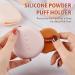 Silicone Powder Puff Case - Travel-Friendly Makeup Holder BPA Free Easy to Clean (Round Pink - Buy Online on GoSupps.com