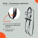 RL24 Leather Bridle for Wooden Horses - Black/Pink | Funny HKM Horse Toys & Accessories for Children - Buy Online on GoSupps.com