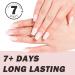 Jelly Nail Polish Clear Red Nail Polish Translucent Quick Dry & High Gloss Nail Varnish No Need Cure Gel Nail Polish Non Toxic Formula Milk Sheer Nail Paint DIY Home Manicure (6ml) GD017 - Buy Online on GoSupps.com
