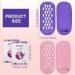 2 Pair Silicone Moisturising Socks Gel Socks for Repair Softening Reusable SPA Foot Care Socks Cracked Feet for Helps Repair Dry Cracked Skins and Softens Feet with 2 Lavender Foot Masks - Buy Online on GoSupps.com