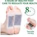 40 Ginger Foot Pads for Stress Relief & Better Sleep | Natural Bamboo Vinegar Foot Masks & Patches for Foot Care - Buy Online on GoSupps.com