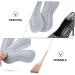 Buy NOLITOY 4 Pairs Anti-Wear High Heel Grips | Protective Shoe Pads & Stickers | Gel Heel Pads & Liners for Comfort | Black & Grey | International Shipping Available - Buy Online on GoSupps.com