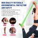 Skin-Friendly 1.5m Resistance Band for Men and Women - Ideal for Leg Stretch, Yoga, Pilates, Fitness Rehab - Green - Buy Online on GoSupps.com