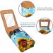 Travel Lipstick Organizer Case | Portable Makeup Bag with Mirror | Flower Butterflies Design | International Shipping Available - Buy Online on GoSupps.com
