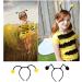 amangul Cosplay Headband m Antenna Shape Hair Hoop Plush Party Headpiece Childrens Day Stage Dancing Headband Unisex(Caterpillar Black) - Buy Online on GoSupps.com