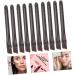 Gogogmee 10 Pcs Eye Shadow Brush Cosmetic Makeup Applicator Lip Applicator Brow Brush Stainless Steel Black - Buy Online on GoSupps.com