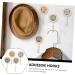Alipis Towel Hooks 4pcs Wall Towel Mounted Clothes Kitchen Hook Hanging Hat Hand Coat Bathroom Rack Diamond Hanger Hook - Buy Online on GoSupps.com