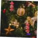 Zerodeko 8pcs Candy Pendant Xmas Candy Holiday Tree Ornament Christmas Hanging Pendant Stuffing Child Mint - Buy Online on GoSupps.com