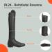 Buy RL24 Women's Riding Boots Ravenna - Stylish Synthetic Leather Lace-Up Boots with Zipper Extra Soft Inner Lining Sizes 37-42 EU - Black - Buy Online on GoSupps.com