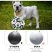 KALINCO Large Dog Soccer Ball with Grab Tabs 7.5inch Interactive Dog Toys Dog Water Toy Tug of War Dog Toy Herding Ball for Medium & Large Dogs - Buy Online on GoSupps.com